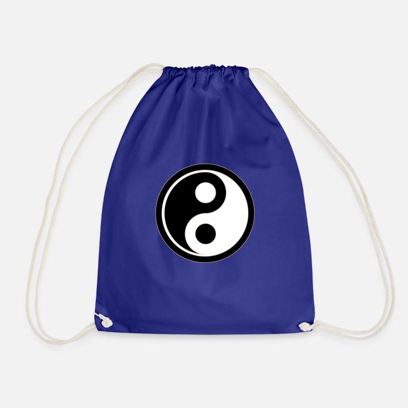 Yin Yang - Turnbeutel - Königsblau