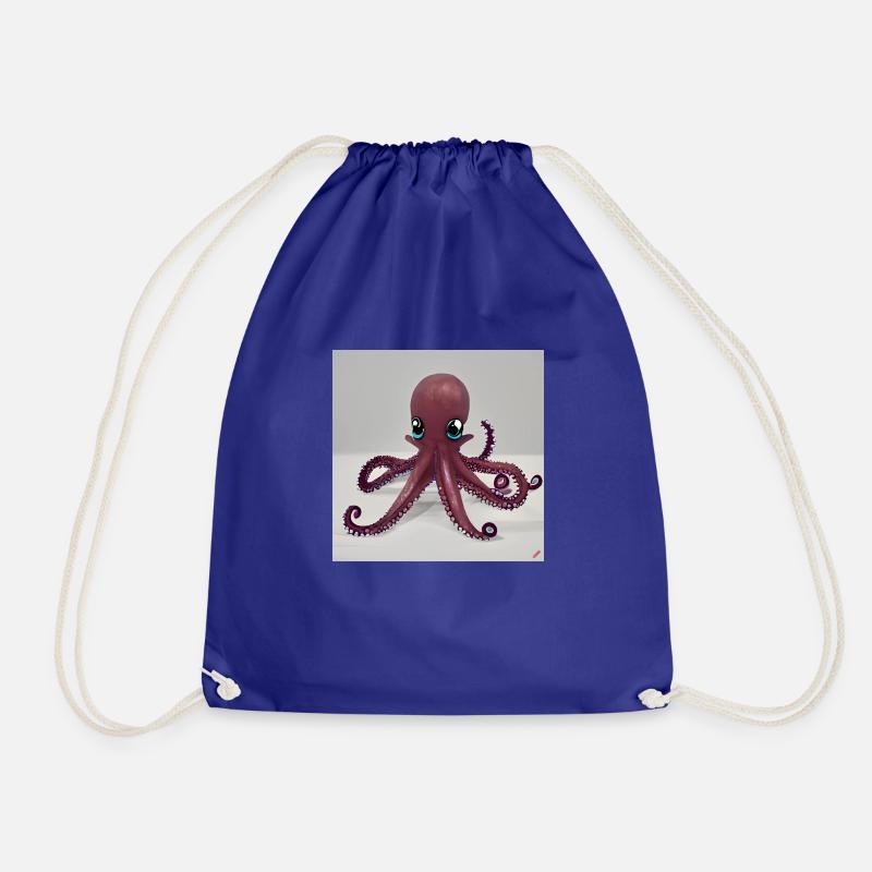 Octopus - Turnbeutel - Königsblau
