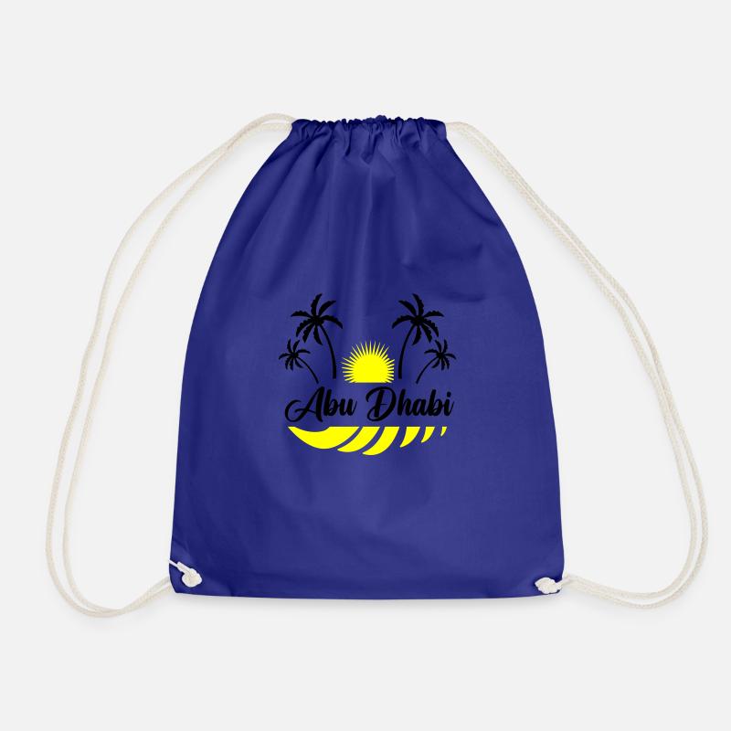 Abu Dhabi - Drawstring Bag - royal blue
