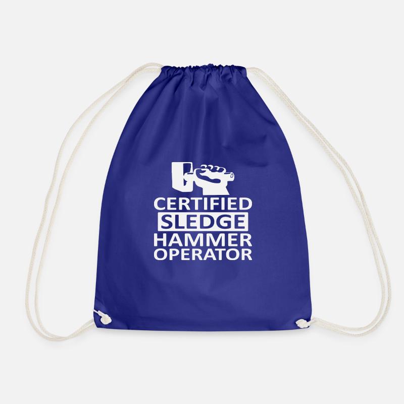 Certified Sledge Hammer Operator - Turnbeutel - Königsblau