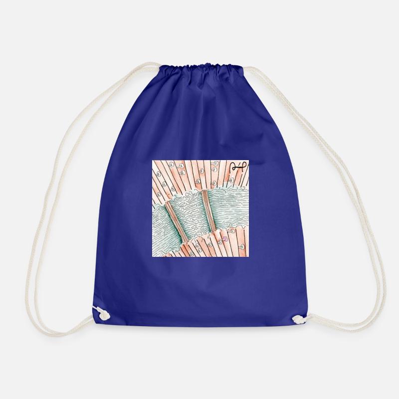 Confusion 4 - Drawstring Bag - royal blue