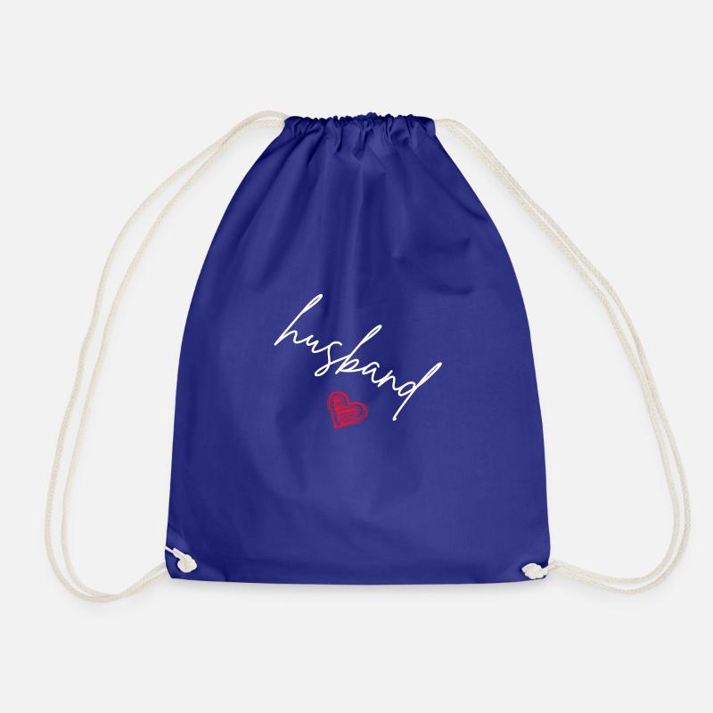 Husband - Drawstring Bag - royal blue