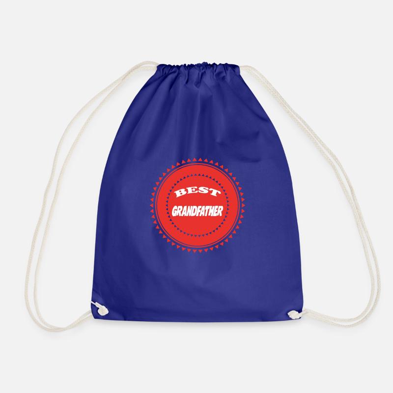 BEST PAPY GRANDPA GRANFATHER - Drawstring Bag - royal blue