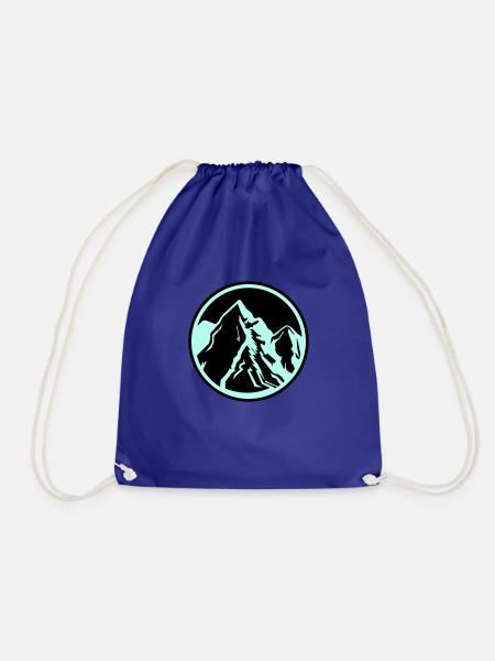 Montagnes Montagnes 1 - Sac de sport léger - bleu roi