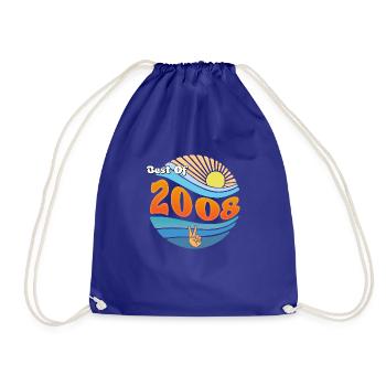 Best of 2008 – 17 Years of Unforgettable Moments - Drawstring Bag - royal blue - Front