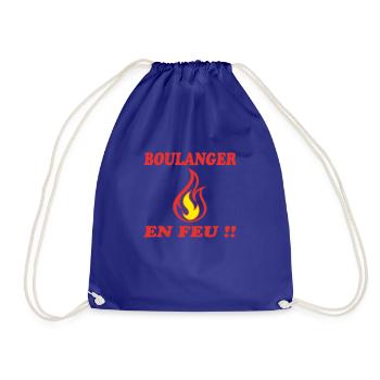 BOULANGER EN FEU !! - Sac de sport léger - bleu roi - Devant