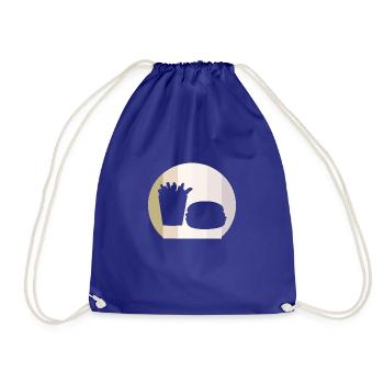 Burger BBQ Cheeseburger - Sac de sport léger - bleu roi - Devant