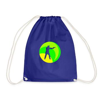Officier de police - Sac de sport léger - bleu roi - Devant