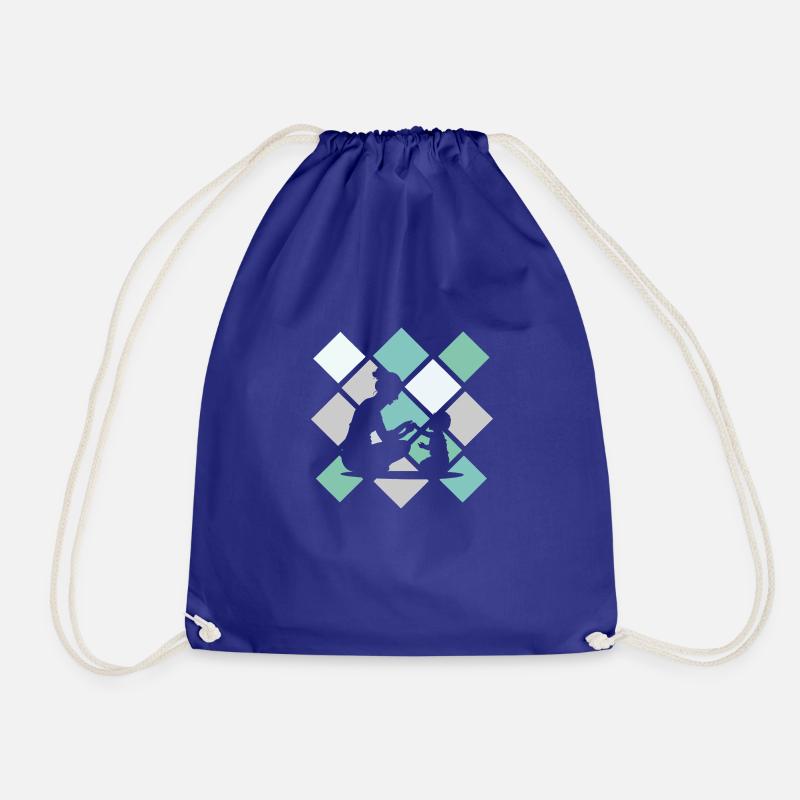 Nanny care - Drawstring Bag - royal blue