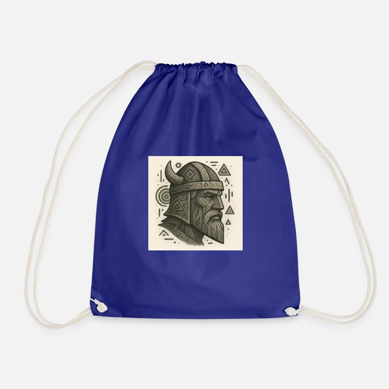Mégalithe viking – Âge de pierre : Normand - Sac de sport léger - bleu roi