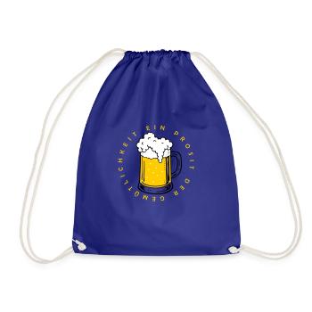 Ein Prosit der Gemütlichkeit - Turnbeutel - Königsblau - Vorne