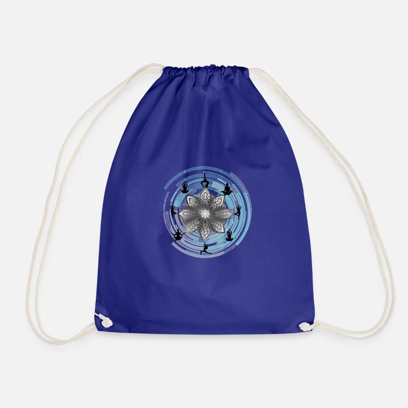 yoga - Drawstring Bag - royal blue