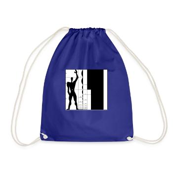 modulor le corbusier - Drawstring Bag - royal blue - Front