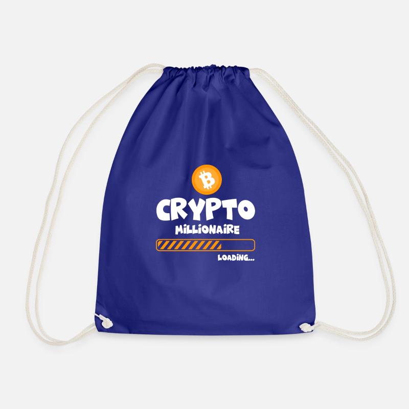 Crypto Millionaire - loading - Turnbeutel - Königsblau