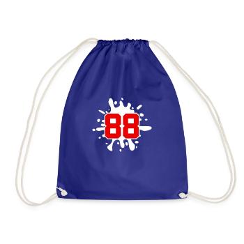 88 Number of blobs - Drawstring Bag - royal blue - Front