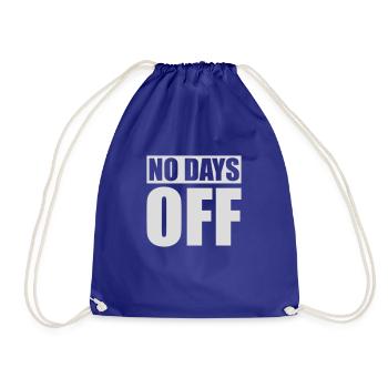 pas de jours de congé devis - Sac de sport léger - bleu roi - Devant