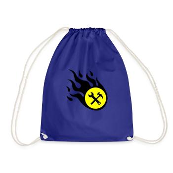 Flamme d’artisan - Sac de sport léger - bleu roi - Devant