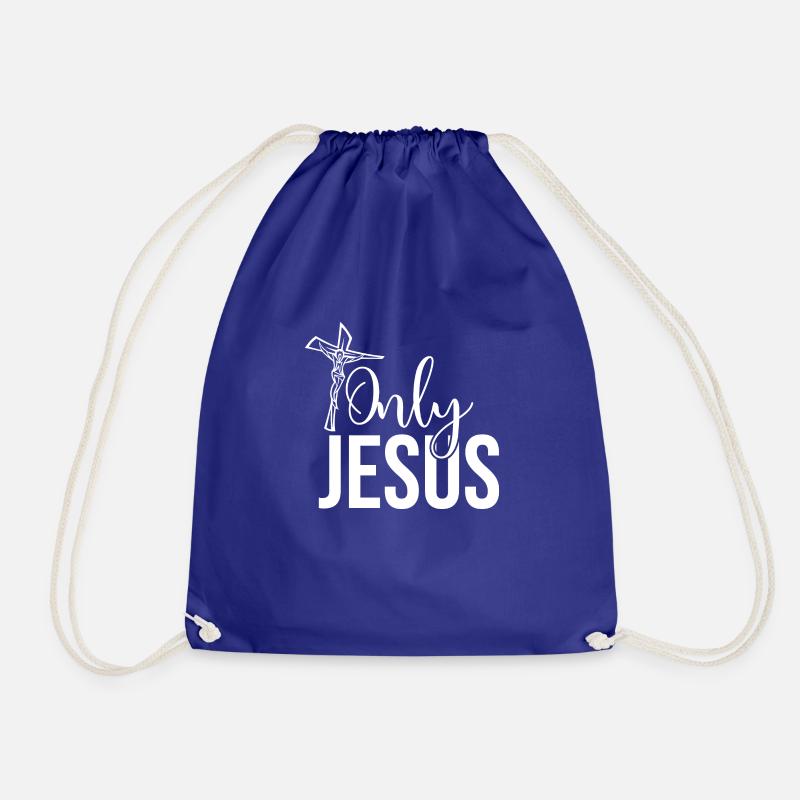 Jesus - Turnbeutel - Königsblau