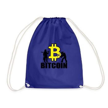 Bitcoin Satoshi Nakamoto - Turnbeutel - Königsblau - Vorne