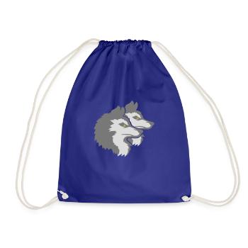 Team Logo Wolf Pack - Drawstring Bag - royal blue - Front