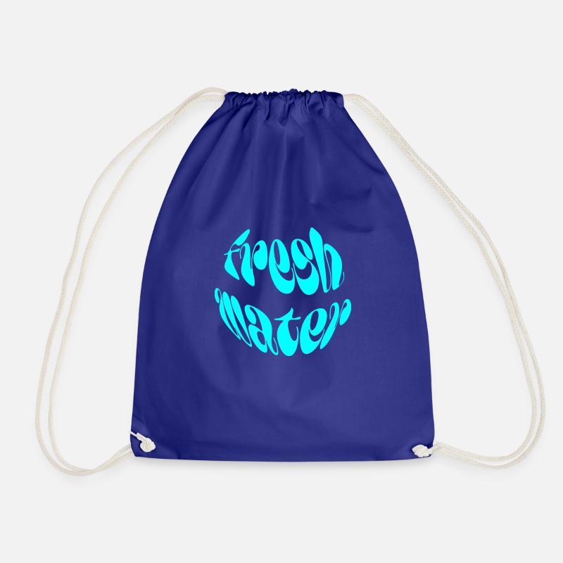Fresh Water - Drawstring Bag - royal blue