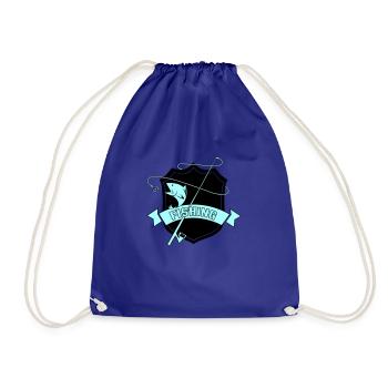 Armoiries de la pêche - Sac de sport léger - bleu roi - Devant