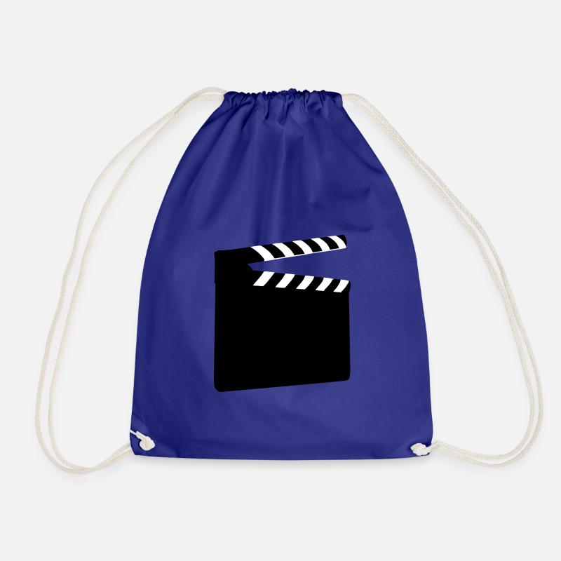 Clapperboard - Drawstring Bag - royal blue