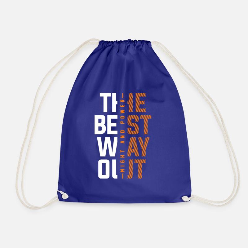 The Best Way Out - Drawstring Bag - royal blue