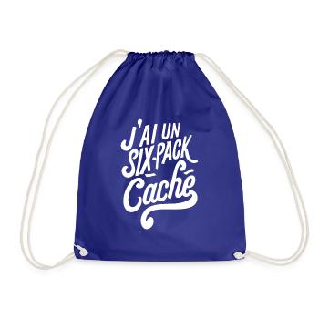 J'ai un six-pack caché - Sac de sport léger - bleu roi - Devant