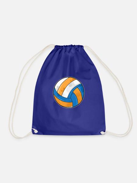Volleyball Ball - Turnbeutel - Königsblau