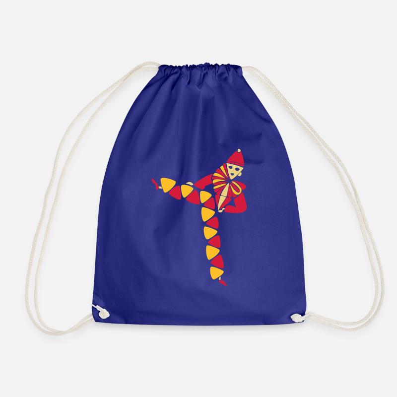 Harlekin | Clown - Turnbeutel - Königsblau
