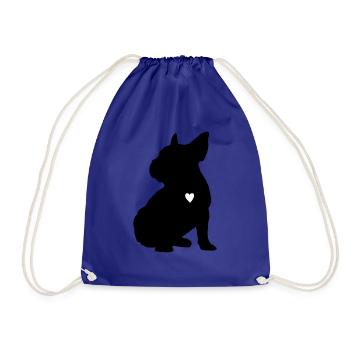 Bully pour mon coeur - Sac de sport léger - bleu roi - Devant
