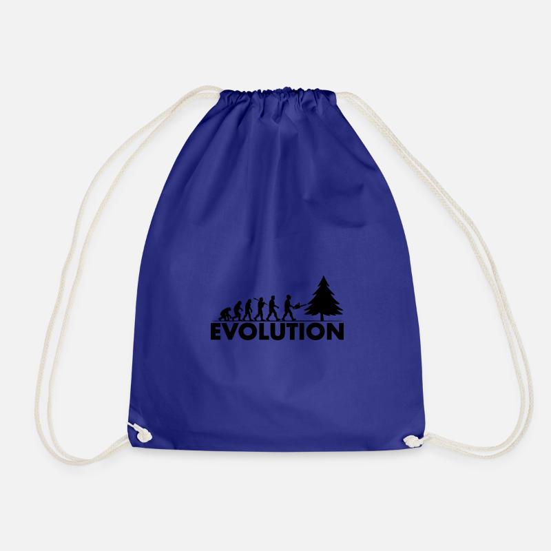 Kettensäge Evolution Schwarz - Turnbeutel - Königsblau