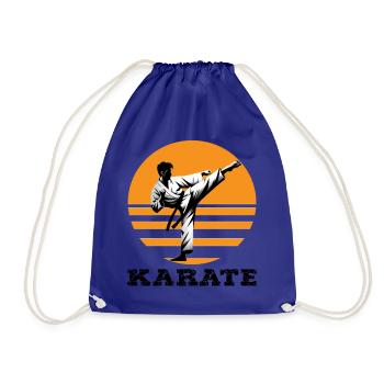 Karate - Drawstring Bag - royal blue - Front