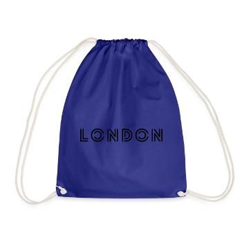 London - Turnbeutel - Königsblau - Vorne