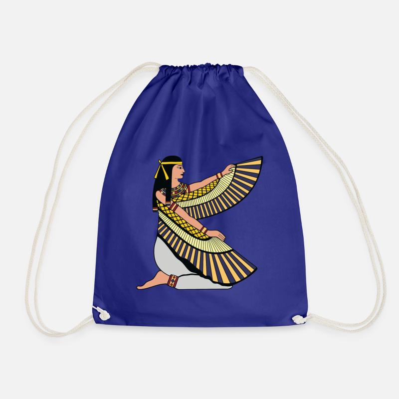 Egypt Pharaoh - Drawstring Bag - royal blue
