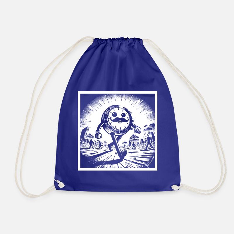 Mr. Breitgrin - Drawstring Bag - royal blue