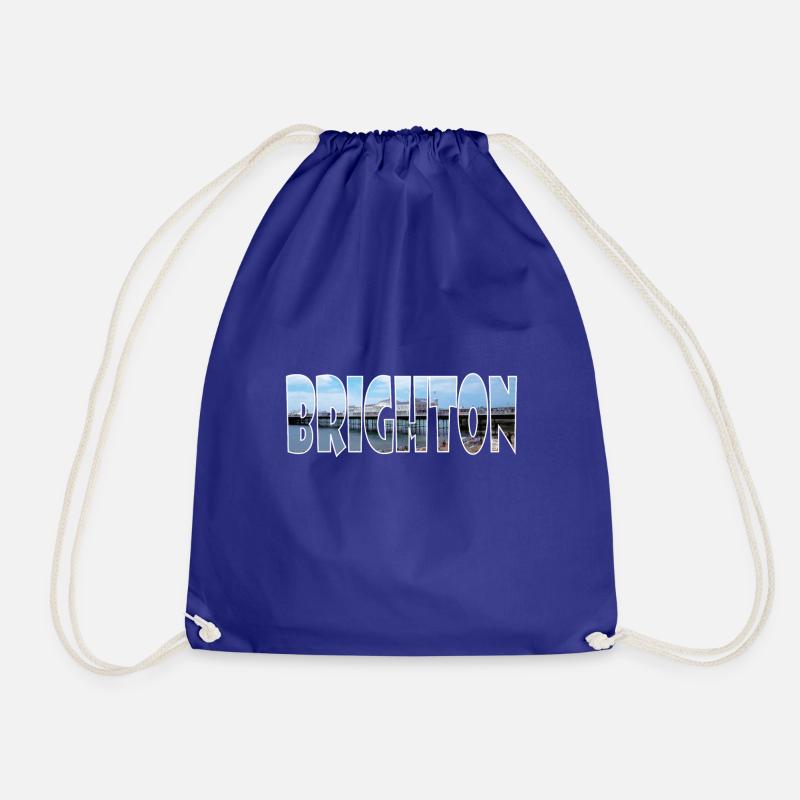 BRIGHTON UK - Drawstring Bag - royal blue