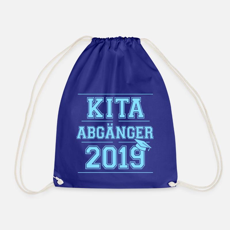 test - Drawstring Bag - royal blue
