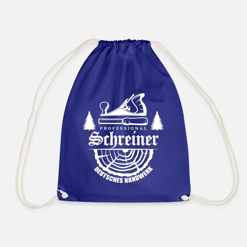 Professional Schreiner Holzarbeiter - Turnbeutel - Königsblau
