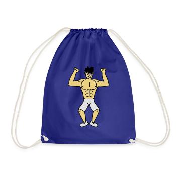 muscle_boy - Turnbeutel - Königsblau - Vorne