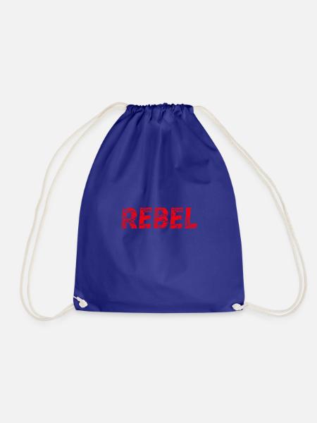 Rebel Gift Idea Rebel Rebel - Drawstring Bag - royal blue