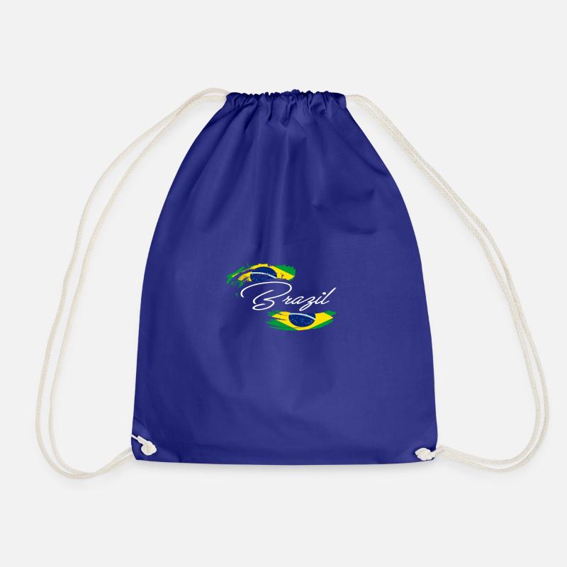 brésil drapeau - Sac de sport léger - bleu roi