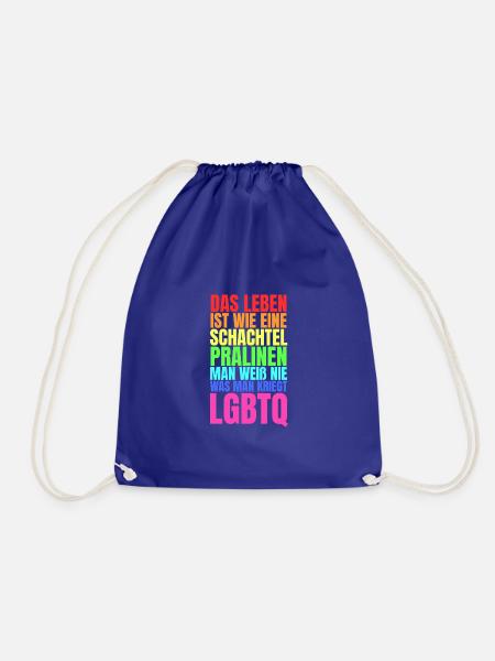 LGBTQ - Turnbeutel - Königsblau