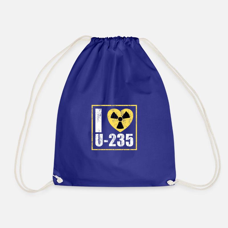 Nuclear Energy Radiation Nuclear Power Engineer - Drawstring Bag - royal blue
