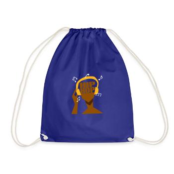 Mes écouteurs ne jouent que du hip hop - Sac de sport léger - bleu roi - Devant