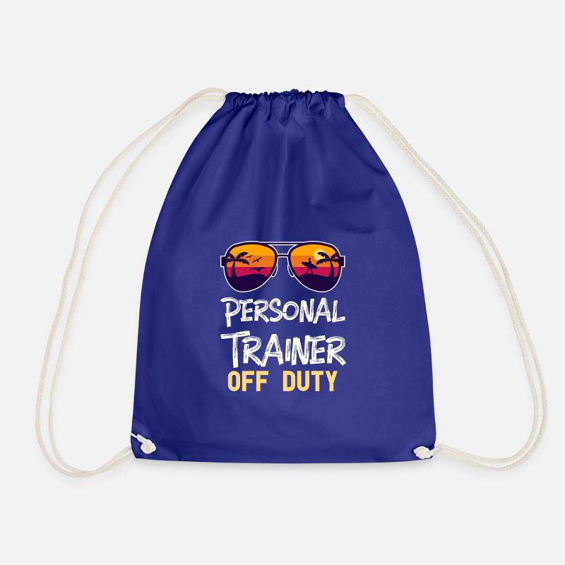Personal Trainer - Drawstring Bag - royal blue