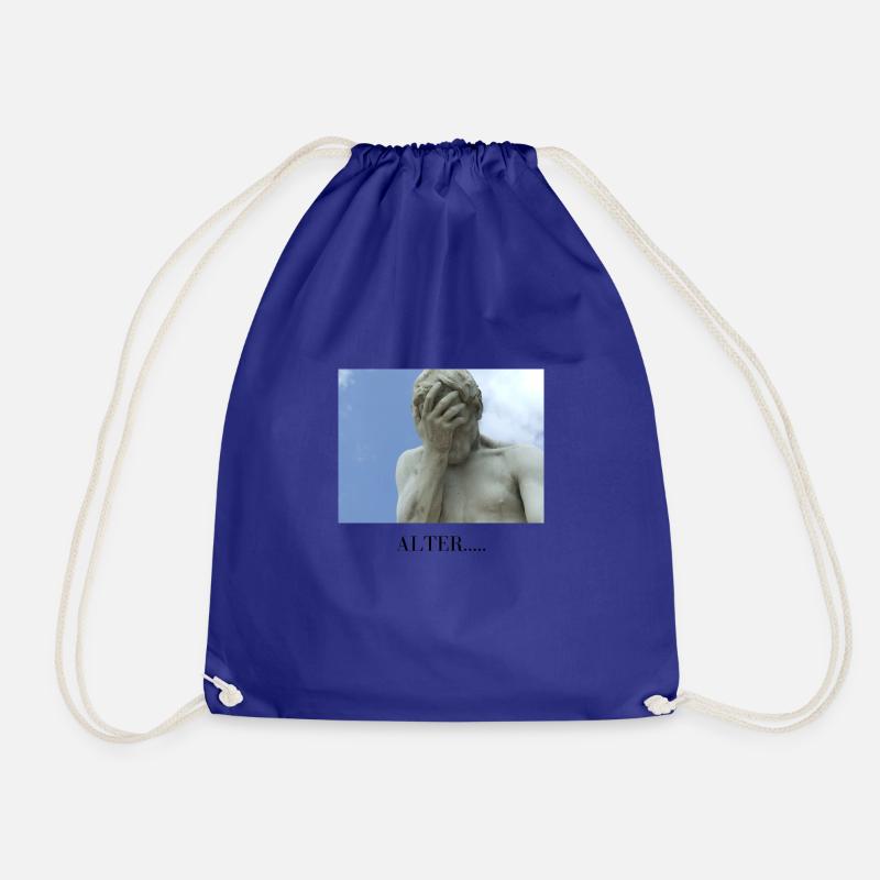 Age... - Drawstring Bag - royal blue