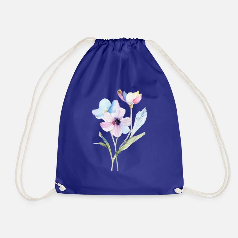 Fleur minuscule - Sac de sport léger - bleu roi