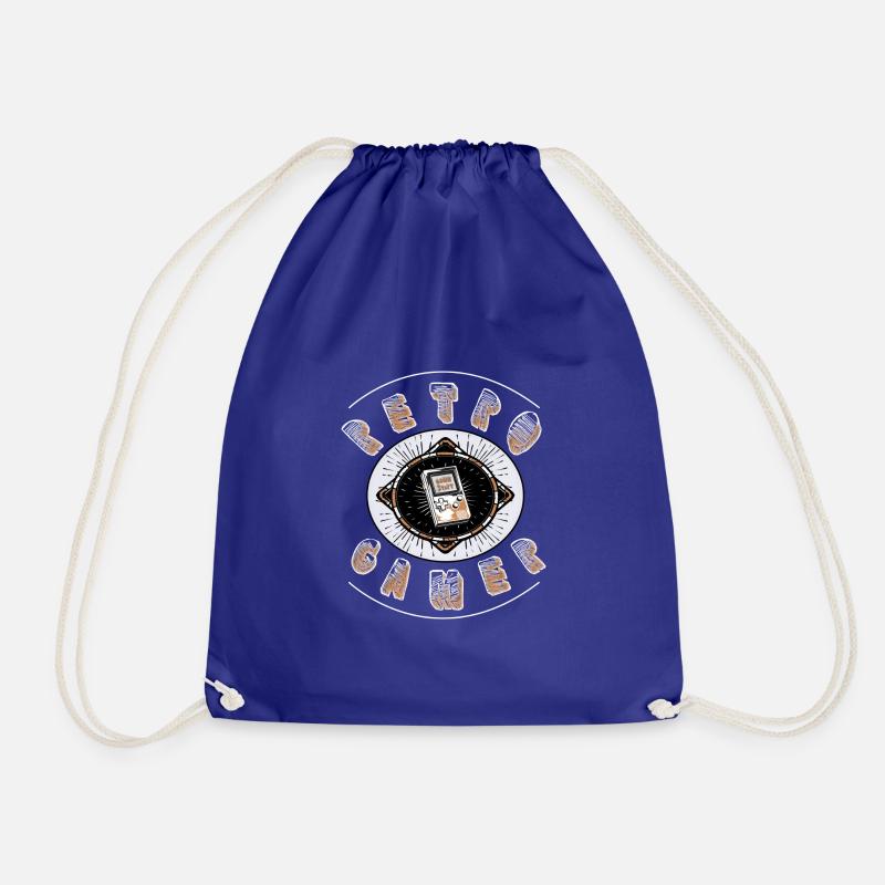 Retro Gamer 2.0 - Drawstring Bag - royal blue